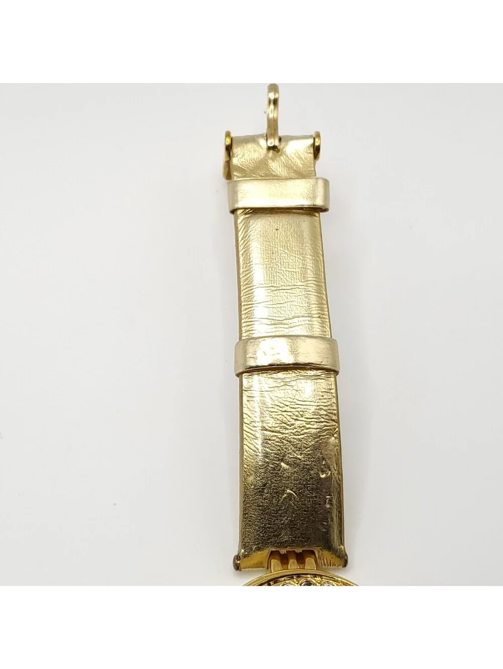 Elizabeth Taylor Quartz Womens 33mm Watch Gold Tone New Battery